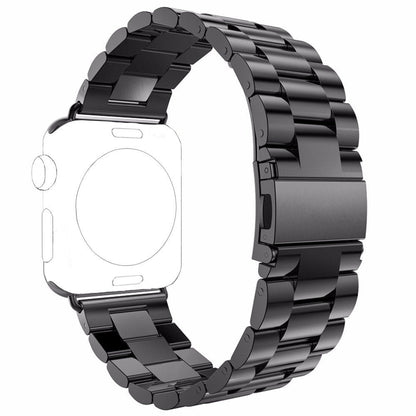 Curea Metallic Link - Apple Watch 1/2/3/4/5/6/7/8/9/SE/Ultra 1/Ultra 2 - 42/44/45/49 MM - Negru