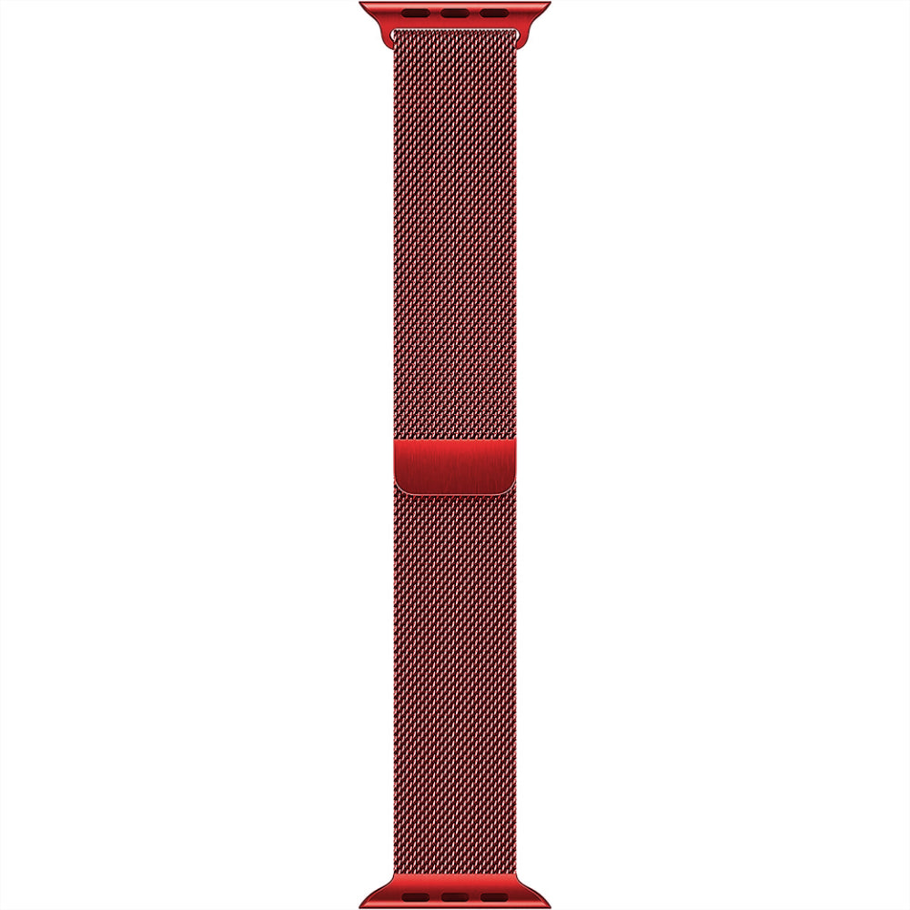 Curea Milanese Classic - Apple Watch 1/2/3/4/5/6/7/8/9/SE/Ultra 1/Ultra 2 - 42/44/45/49 MM - Red
