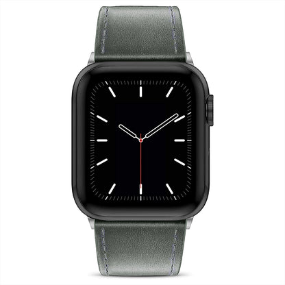 Curea Leather Heritage - Apple Watch 1/2/3/4/5/6/7/8/9/SE/Ultra 1/Ultra 2 - 42/44/45/49 MM - Gri
