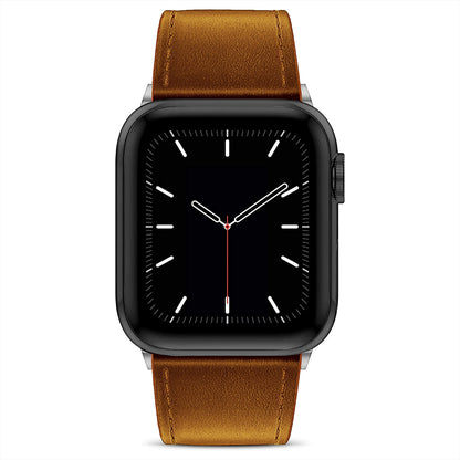 Curea Leather Heritage - Apple Watch 1/2/3/4/5/6/7/8/9/SE/Ultra 1/Ultra 2 - 42/44/45/49 MM - Maro