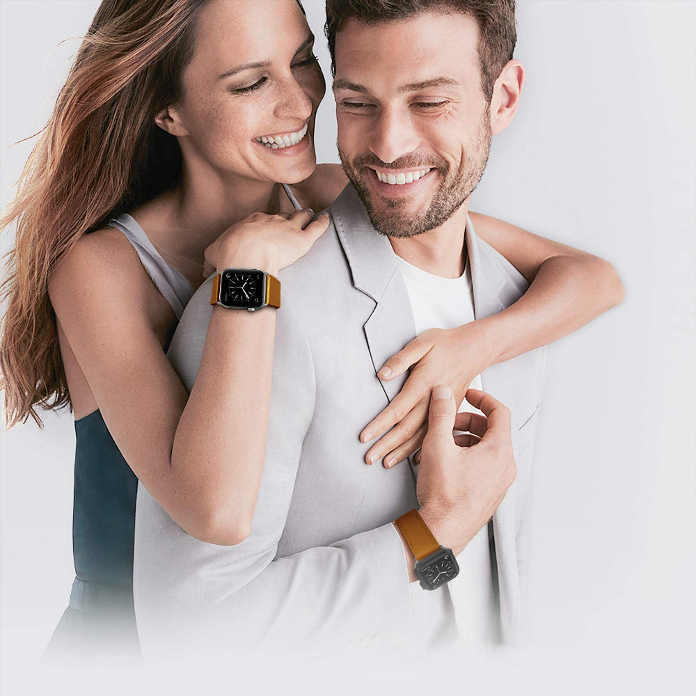 Curea Leather Heritage - Apple Watch 1/2/3/4/5/6/7/8/9/SE/Ultra 1/Ultra 2 - 42/44/45/49 MM - Maro