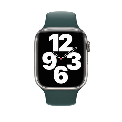 Curea Silicone Sport - Apple Watch 1/2/3/4/5/6/7/8/9/SE/Ultra 1/Ultra 2 - 42/44/45/49 MM - S/M - Dark Green