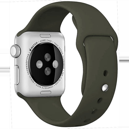 Curea Silicone Sport - Apple Watch 1/2/3/4/5/6/7/8/9/SE/Ultra 1/Ultra 2 - 42/44/45/49 MM - S/M - Webster Green