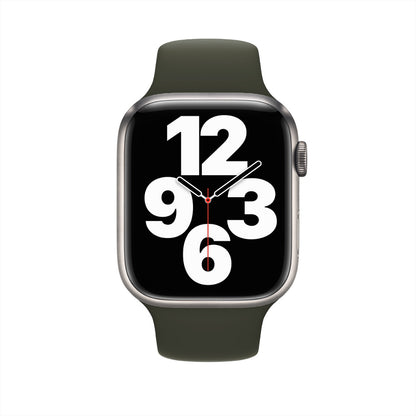 Curea Silicone Sport - Apple Watch 1/2/3/4/5/6/7/8/9/SE/Ultra 1/Ultra 2 - 42/44/45/49 MM - S/M - Webster Green