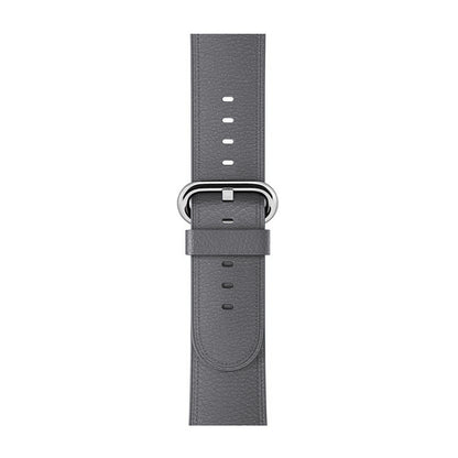 Curea Leather Classic - Apple Watch 1/2/3/4/5/6/7/8/9/SE - 38/40/41 MM - Dark Gray