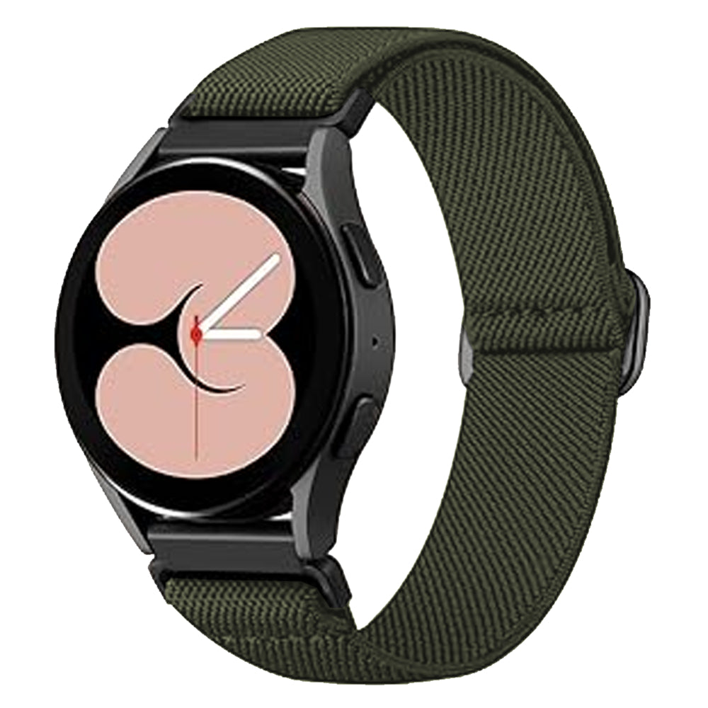 Curea Braided Classic - Samsung Galaxy Watch 7/Active 2/Active/FE/6/5 Pro/5/4/3 - 20mm - Verde