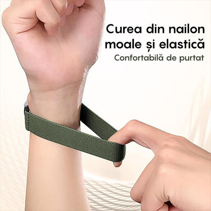 Curea Braided Classic - Samsung Galaxy Watch 7/Active 2/Active/FE/6/5 Pro/5/4/3 - 20mm - Verde
