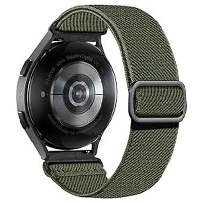 Curea Braided Classic - Samsung Galaxy Watch 7/Active 2/Active/FE/6/5 Pro/5/4/3 - 20mm - Verde