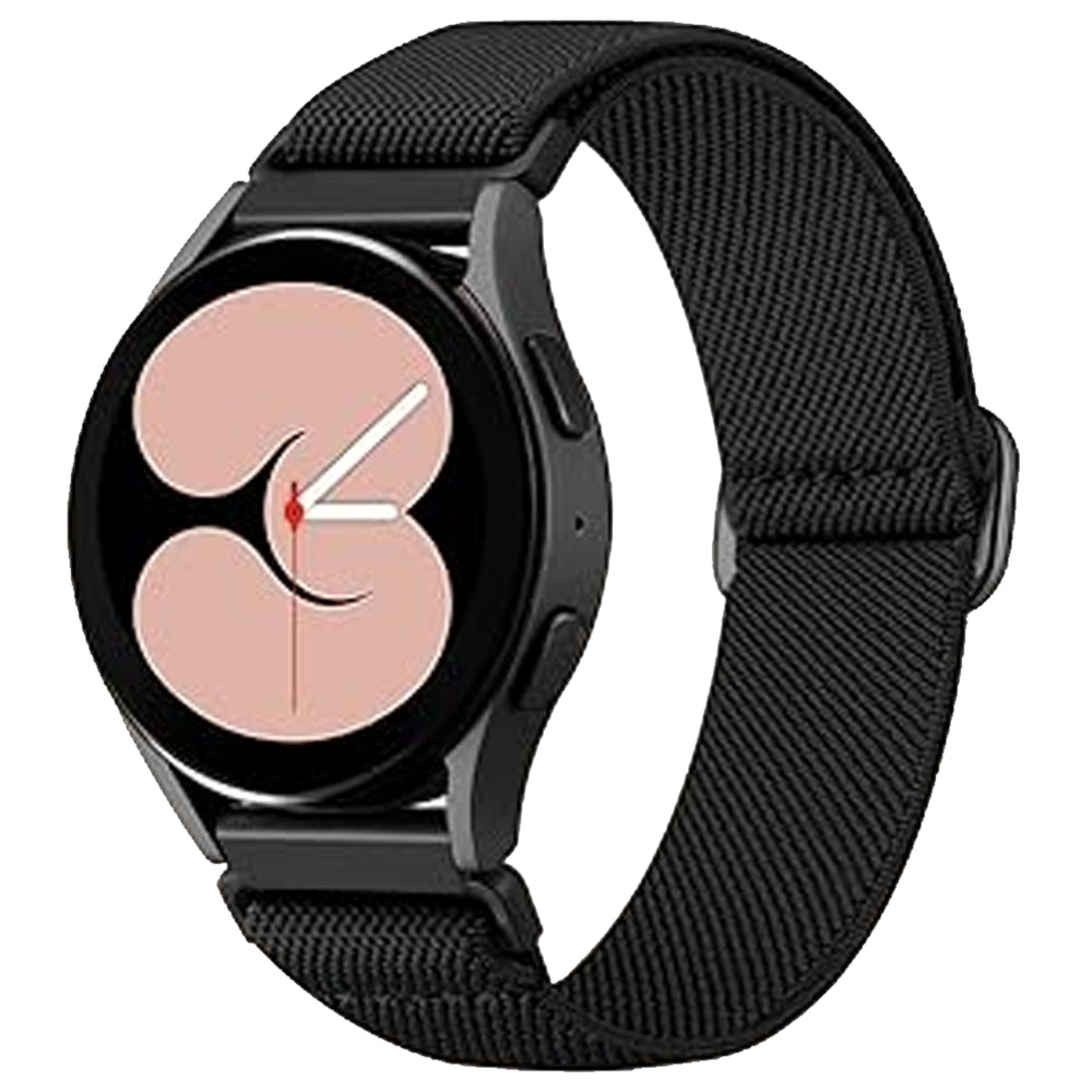 Curea Braided Classic - Samsung Galaxy Watch 7/Active 2/Active/FE/6/5 Pro/5/4/3 - 20mm - Negru