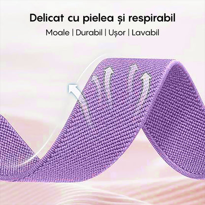Curea Braided Classic - Samsung Galaxy Watch 7/6/6 Classic/5 Pro/5/4/4 Classic/3 41mm/42 mm/Active 2/Active/FE - 20mm - Mov