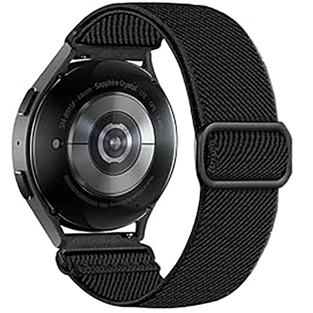 Curea Braided Classic - Samsung Galaxy Watch 7/Active 2/Active/FE/6/5 Pro/5/4/3 - 20mm - Negru
