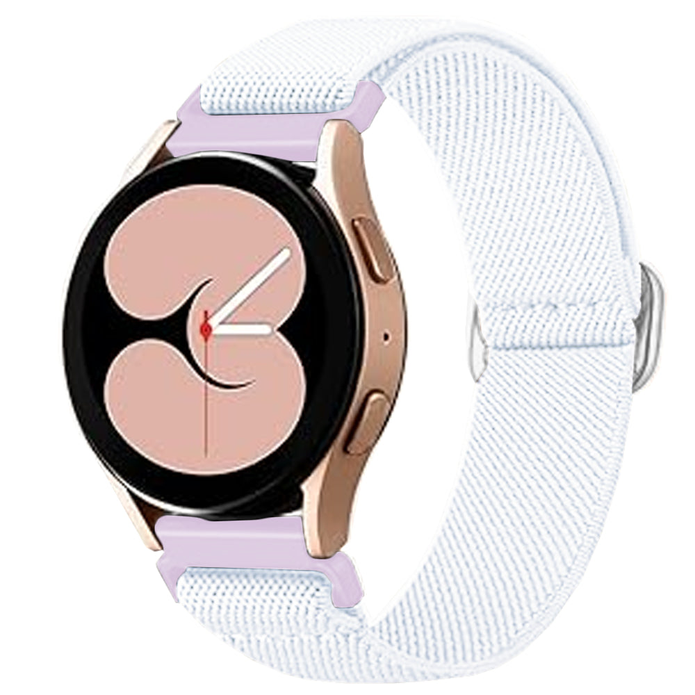 Curea Braided Classic - Samsung Galaxy Watch S3 Frontier/S3 Classic/3/Gear S3 - 22mm - Alb