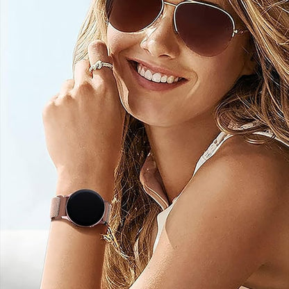 Curea Braided Classic - Samsung Galaxy Watch S3 Frontier/S3 Classic/3 45mm/46mm/Gear S3 - 22mm - Pink Sand
