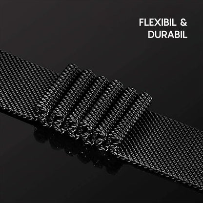 Curea Milanese Essential - Amazfit BIP5/GTR4/GTR3/GTR3 pro/GTR2e/GTR2/3 stratoS/GTR 47mm - 22mm - Negru