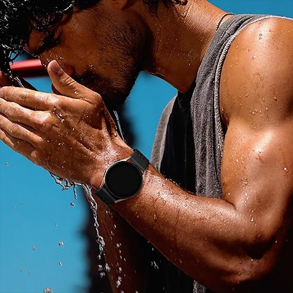 Curea Silicone Flex Loop - Amazfit Active/GTR Mini/Bip3 pro/Bip3/GTS4 Mini/GTS 3/GTS2e/GTS2mini/GTS 2/ pop pro/pop/BIP U/GTR 42mm/GTS/BIP/BIP lite/Bip1S - 20mm - Negru