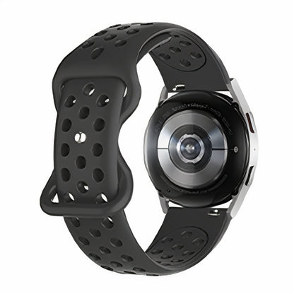 Curea Silicone Flex Loop - Samsung Galaxy Watch 7/Active 2/Active/FE/6/5 Pro/5/4/3 - 20mm - Negru