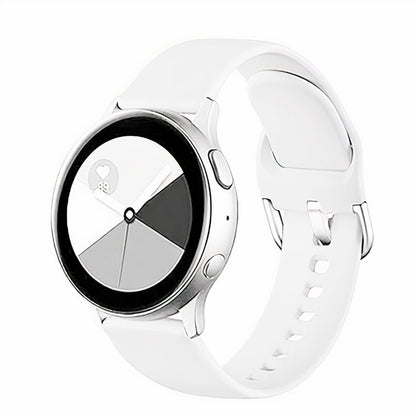 Curea Silicone Classic - Huawei Watch GT3 42mm/GT2 42mm/Watch 2 - 20mm - Alb