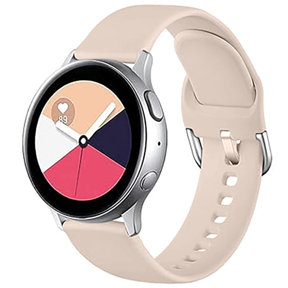 Curea Silicone Classic - Samsung Galaxy Watch 7/Active 2/Active/FE/6/5 Pro/5/4/3 - 20mm - Pink Sand