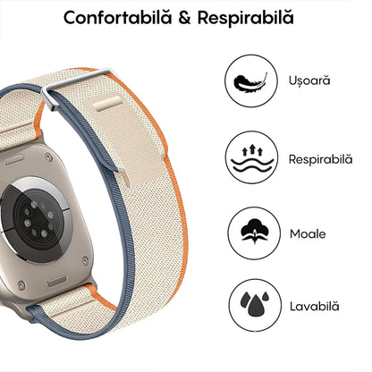 Curea Trail Expedition - Apple Watch 1/2/3/4/5/6/7/8/9/SE/Ultra 1/Ultra 2 - 42/44/45/49 MM - Bej