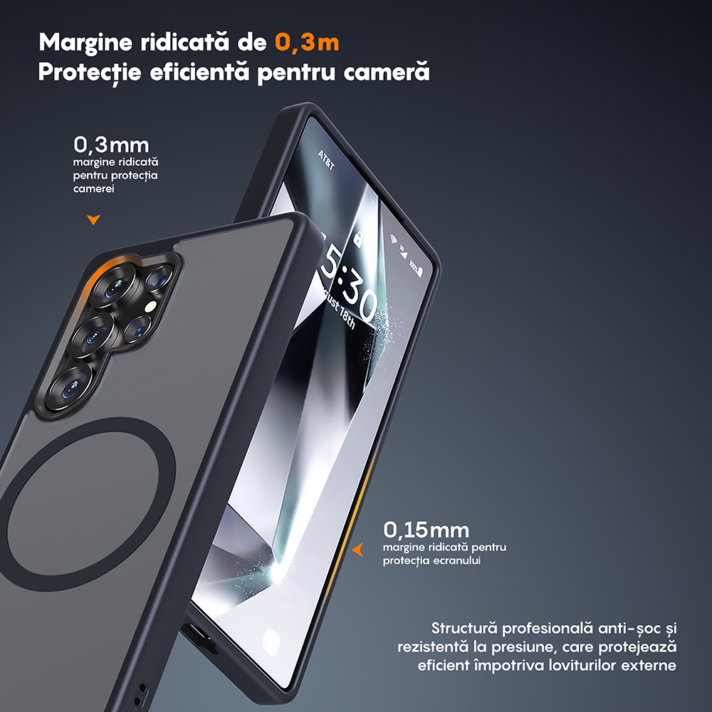 Husa MagSafe - Samsung Galaxy S25 Ultra - Albrastru