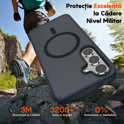 Husa MagSafe - Samsung Galaxy S25 - Albrastru