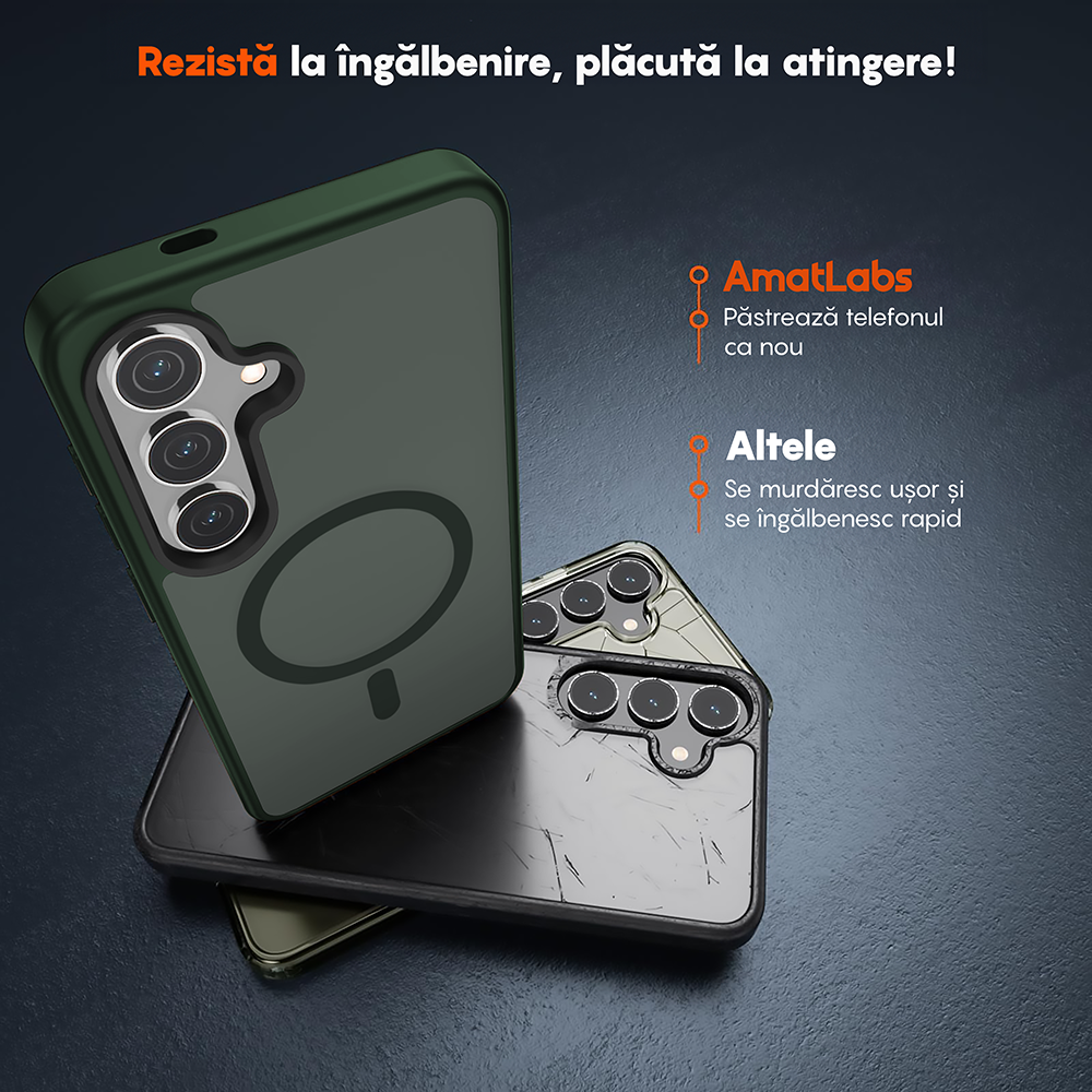 Husa MagSafe - Samsung Galaxy S24 - Verde