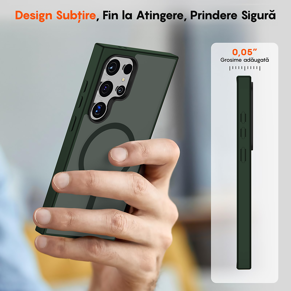 Husa MagSafe - Samsung Galaxy S24 Ultra - Verde