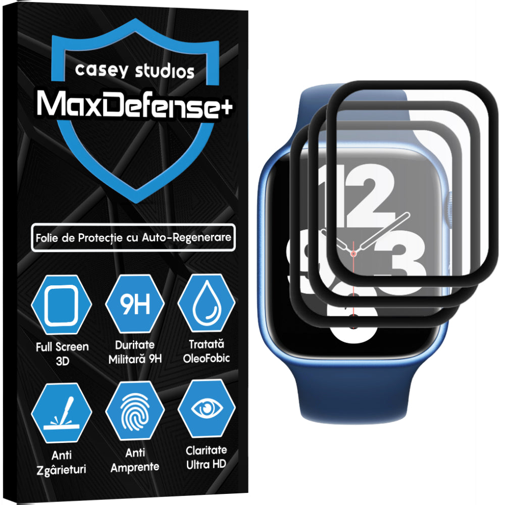Folie Regenerabila MaxDefense+ - Apple Watch Ultra 1/Ultra 2 - 49MM - Negru