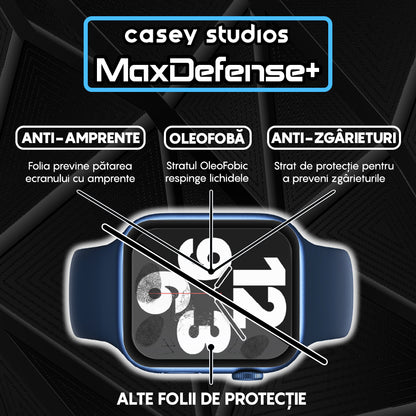 Folie Regenerabila MaxDefense+ - Apple Watch Ultra 1/Ultra 2 - 49MM - Negru