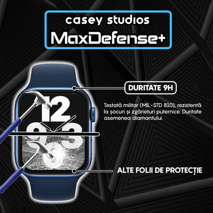 Folie Regenerabila MaxDefense+ - Apple Watch Ultra 1/Ultra 2 - 49MM - Negru