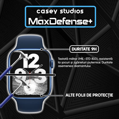 Folie Regenerabila MaxDefense+ - Apple Watch 4/5/6/SE - 40MM - Negru