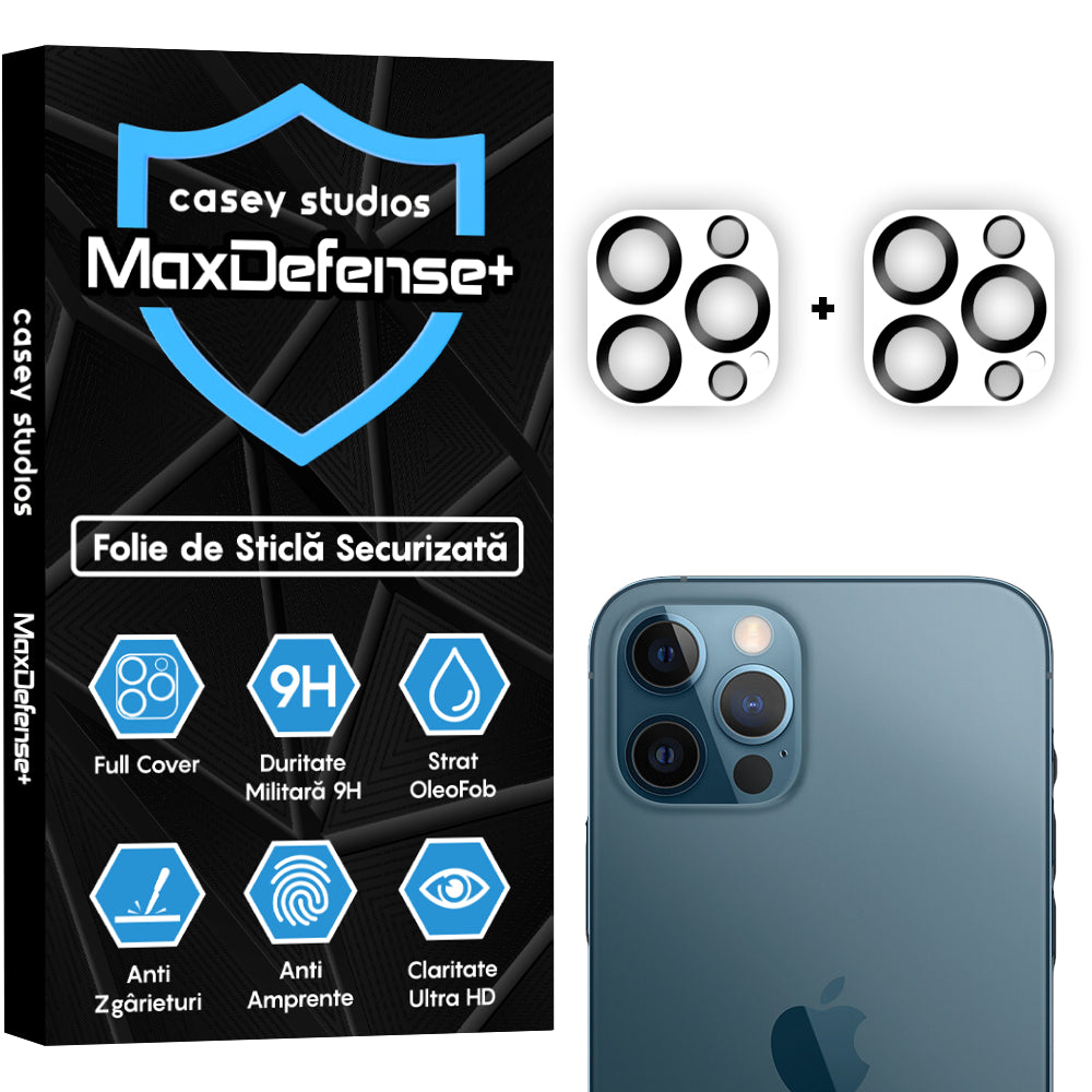 Set 2x Folie Camera MaxDefense+ - iPhone 12 Pro Max - Clear