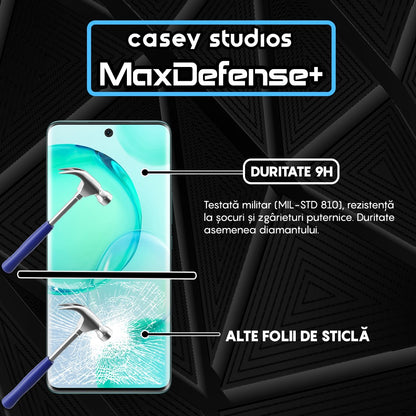 Folie Sticla MaxDefense+ - Honor 50/Huawei nova 9 - Negru