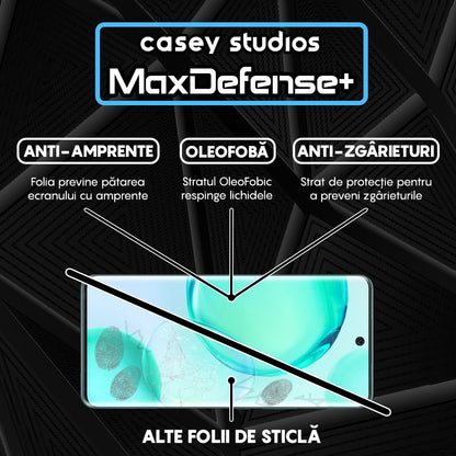 Folie Sticla MaxDefense+ - Honor 50/Huawei nova 9 - Negru