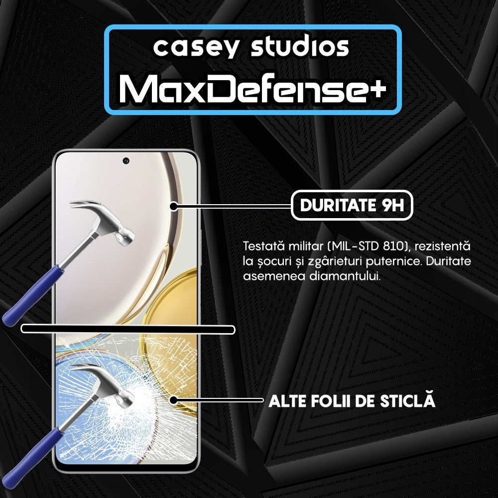 Folie Sticla MaxDefense+ - Honor Magic 4 Lite 5G - Negru
