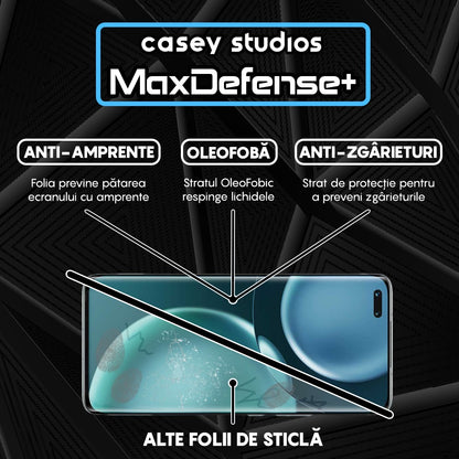 Folie Sticla MaxDefense+ - Honor Magic 4 Pro - Negru