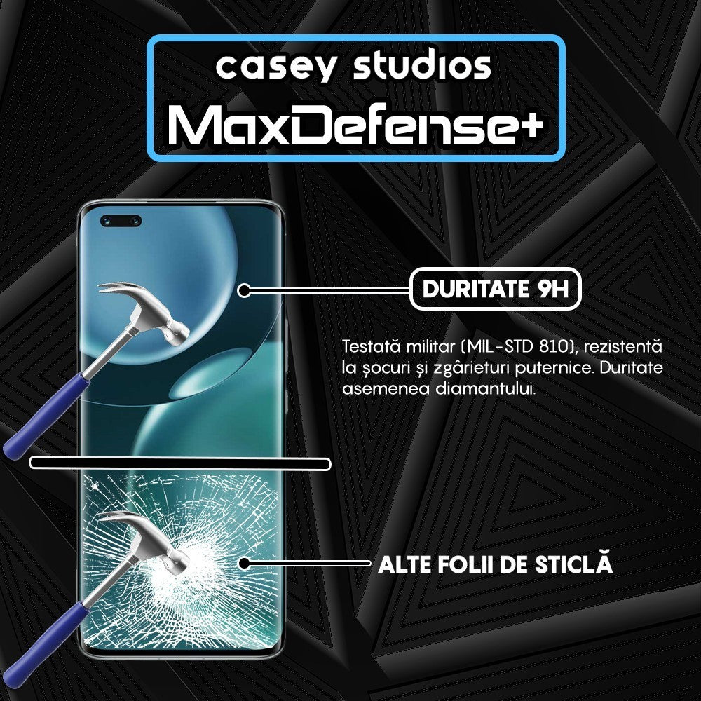 Folie Sticla MaxDefense+ - Honor Magic 4 Pro - Negru