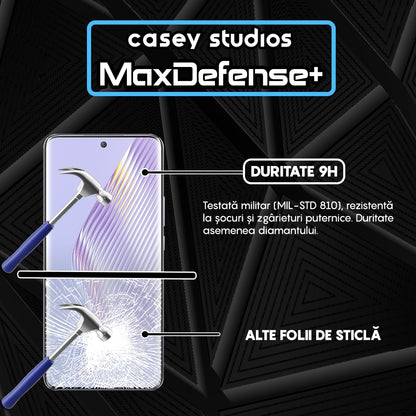 Folie Sticla MaxDefense+ - Honor Magic5 - Negru