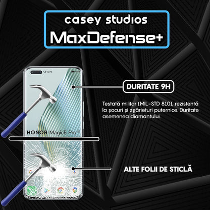 Folie Sticla MaxDefense+ - Honor Magic5 Pro - Negru