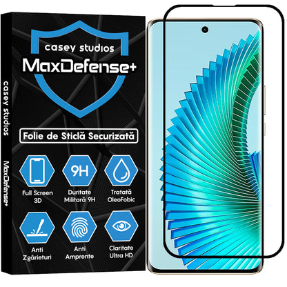 Folie Sticla MaxDefense+ - Honor Magic6 Lite - Negru