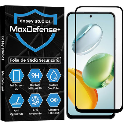 Folie Sticla MaxDefense+ - Honor Play 60 Plus - Negru