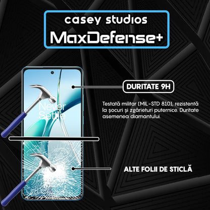 Folie Sticla MaxDefense+ - OnePlus Nord CE4 Lite - Negru