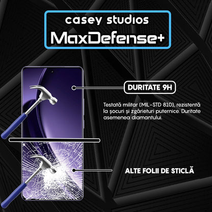 Folie Sticla MaxDefense+ - Realme GT Neo6 - Negru