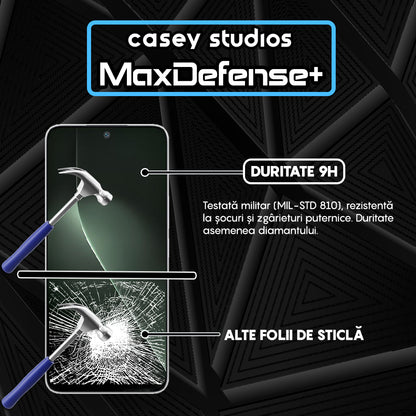 Folie Sticla MaxDefense+ - Honor GT - Negru