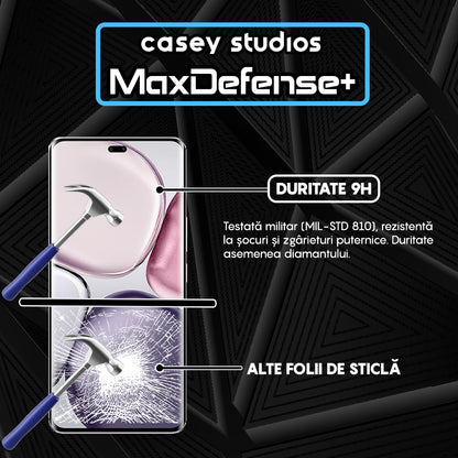 Folie Sticla MaxDefense+ - Honor Magic7 Lite - Negru