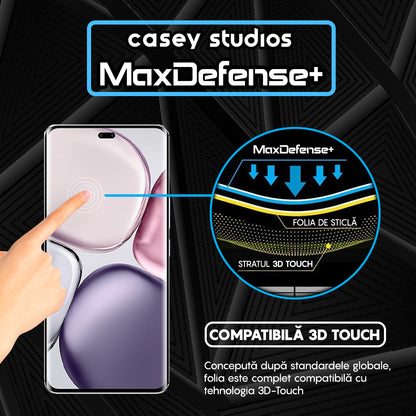 Folie Sticla MaxDefense+ - Honor Magic7 Lite - Negru
