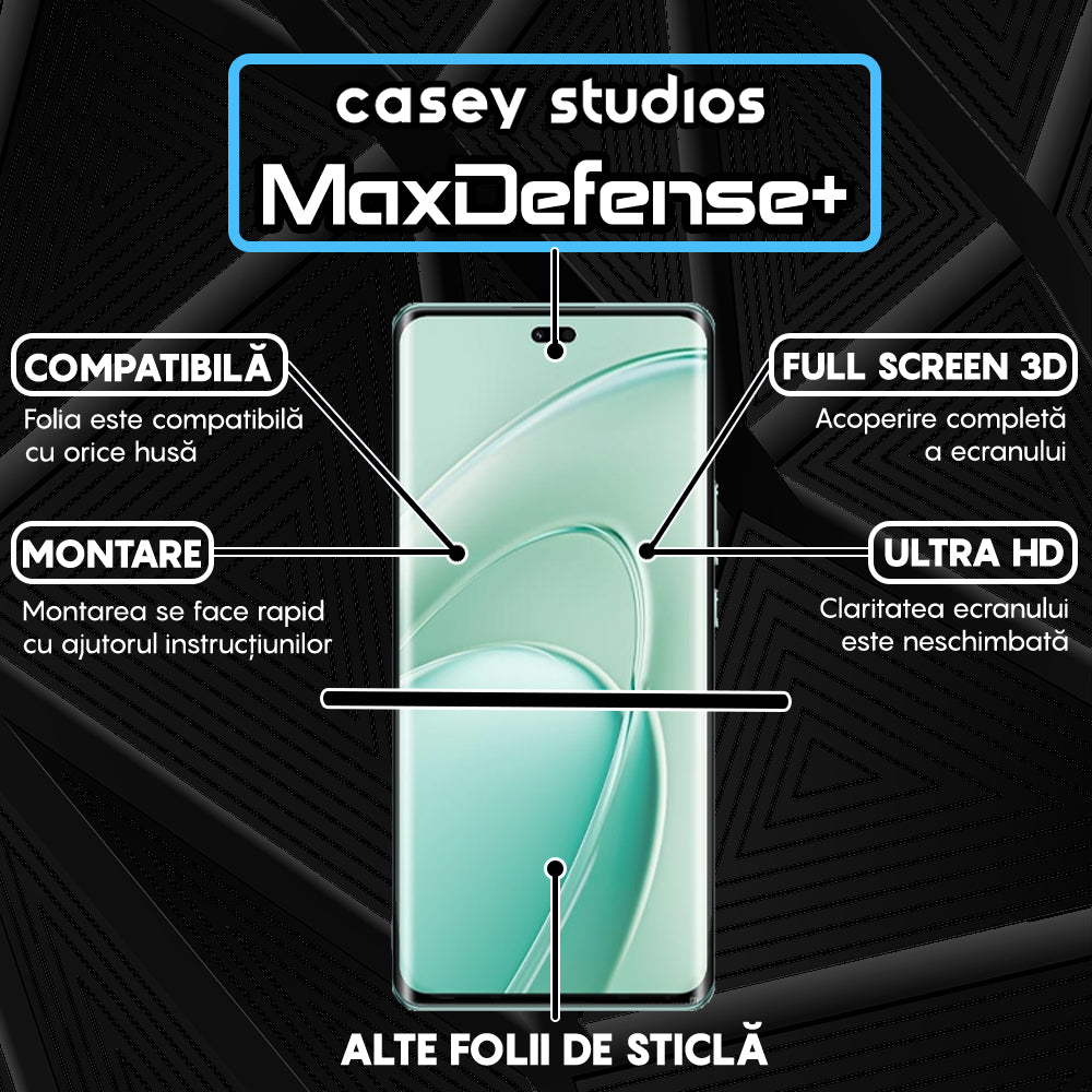 Folie Sticla MaxDefense+ - Huawei Enjoy 70X - Clear