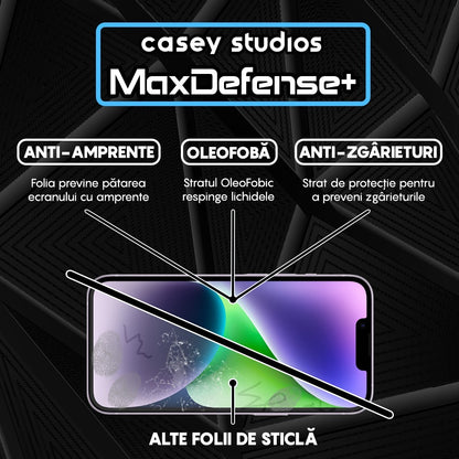 Folie Sticla MaxDefense+ - iPhone 14 - Clear