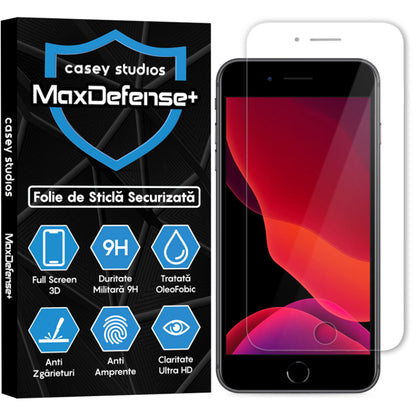 Folie Sticla MaxDefense+ - iPhone 7/8 - Clear