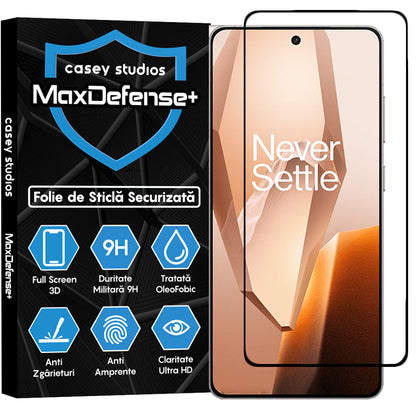 Folie Sticla MaxDefense+ - OnePlus 13R - Clear